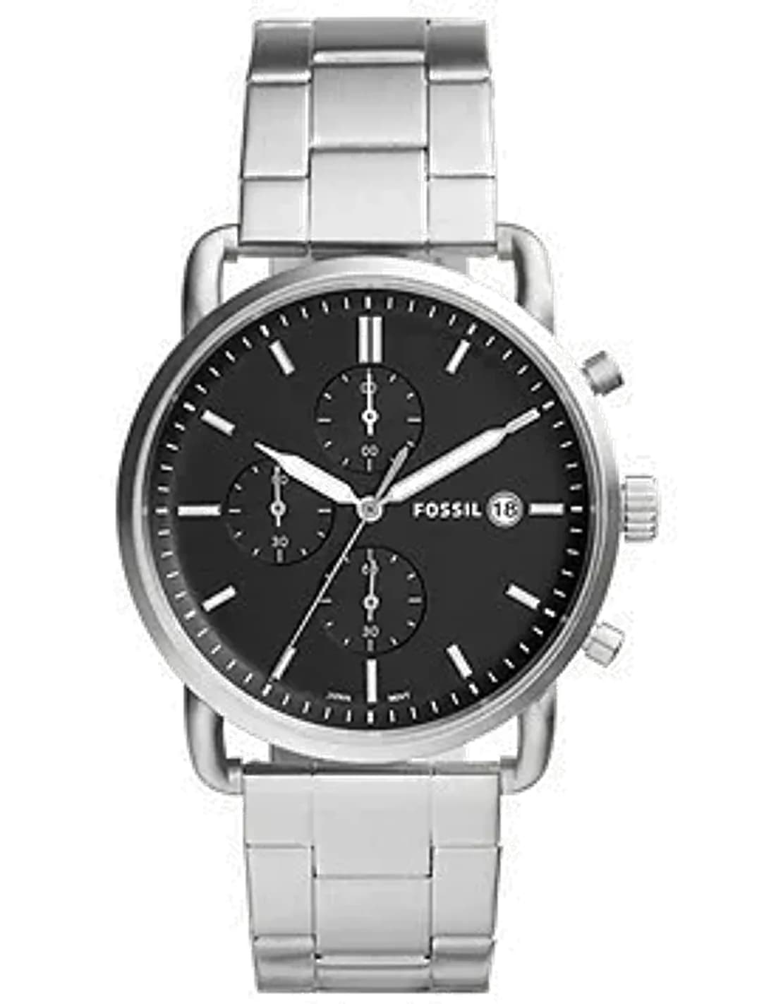 Montre homme Fossil Commuter FS5399 Chronographe en acier inoxydable