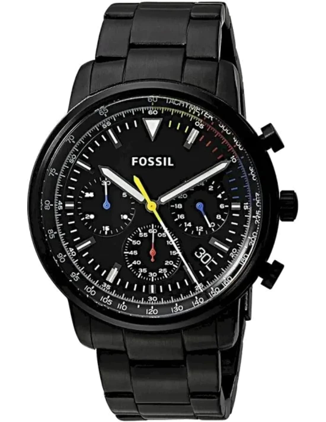 Fossil Goodwin Chronograph FS5413 black stainless steel men's watch