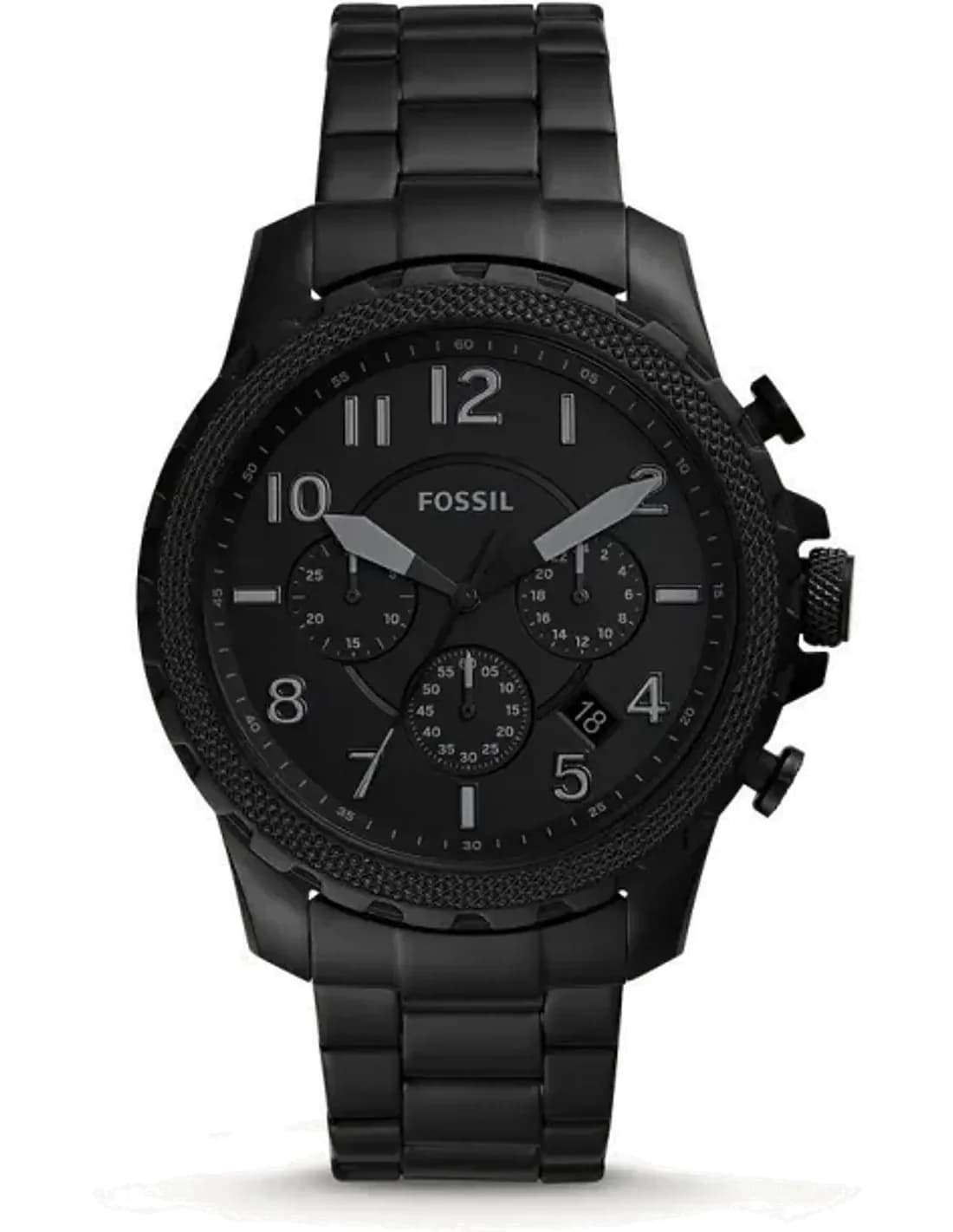 Montre homme Fossil Bowman FS5603 acier inoxydable noir