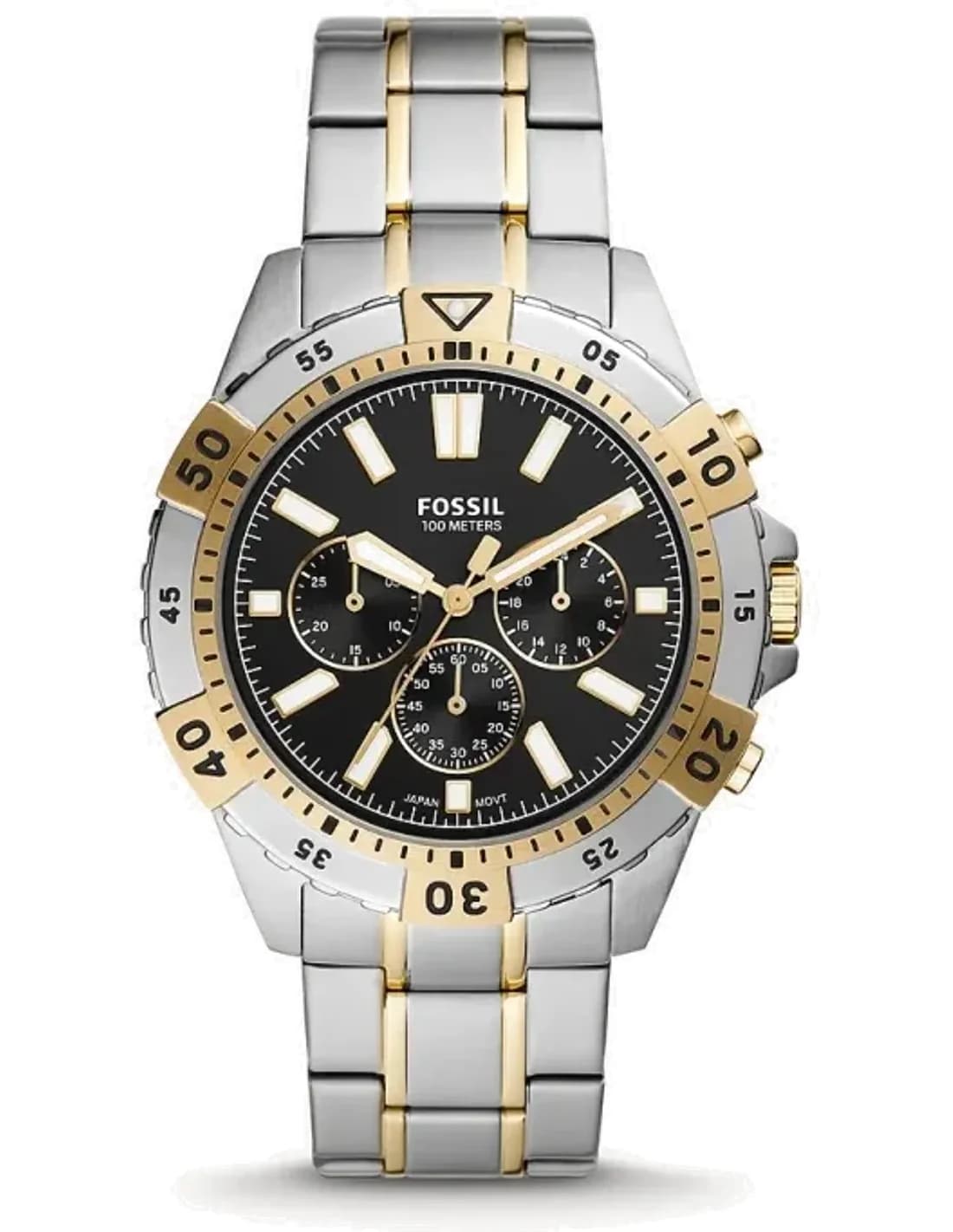 Fossil Garrett FS5771 Chronograph black dial men's watch