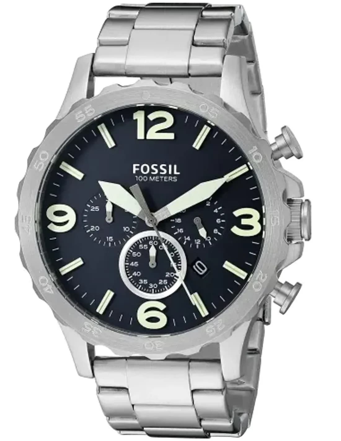 Montre Homme Fossil Nate JR1499 Argent