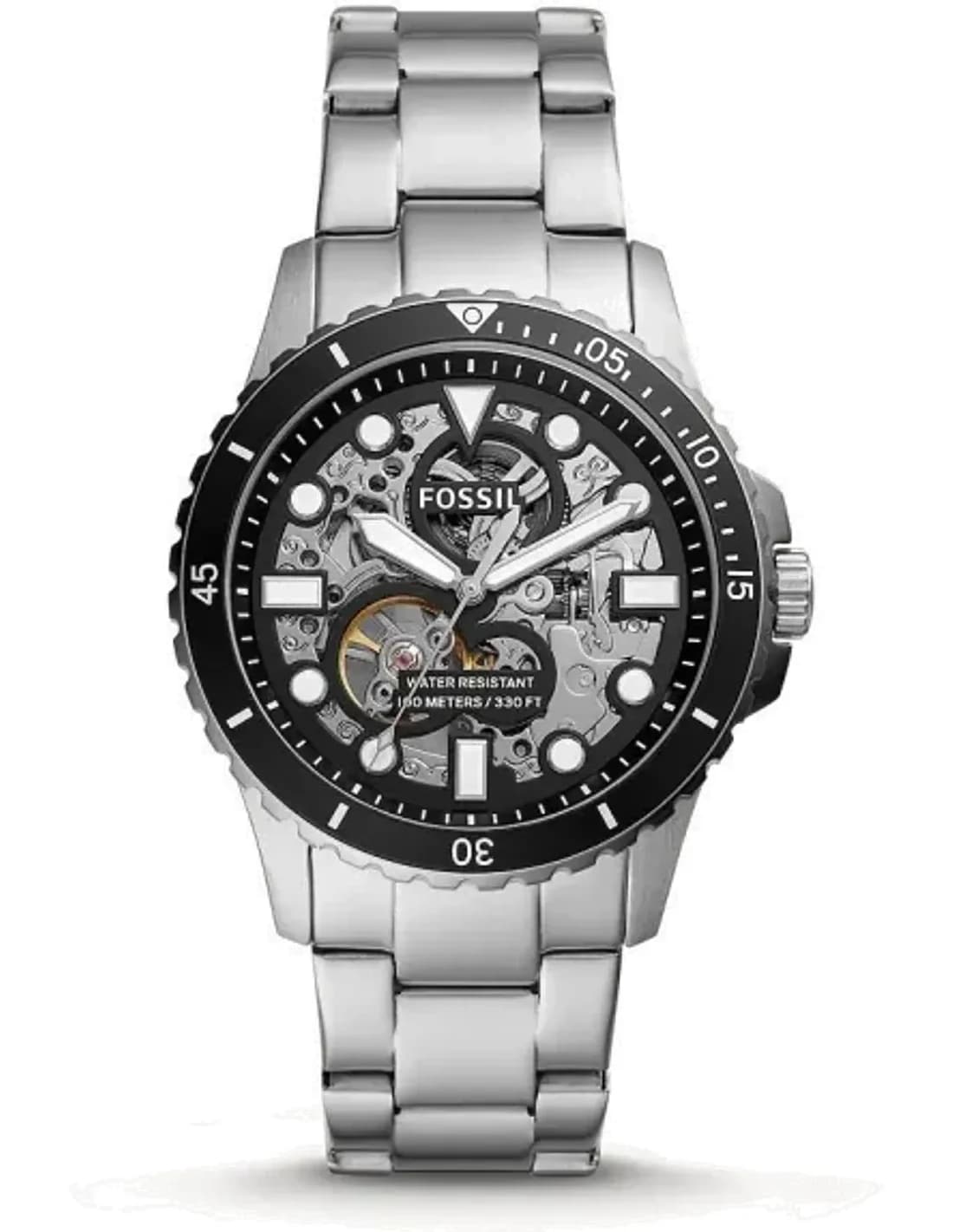 Montre Fossil FB-01 Automatique ME3190 cadran squelette en acier inoxydable