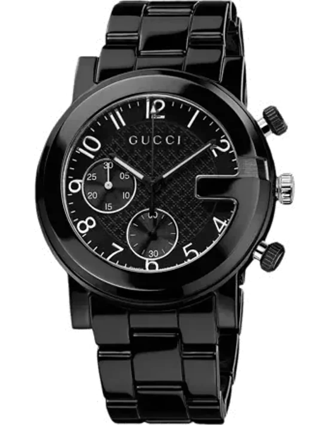 Montre Femme Gucci Chrono YA101352 Céramique noire