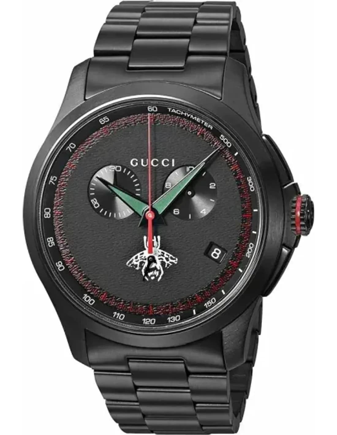 Montre Homme Gucci G-Timeless XL Chrono YA126269 Acier inoxydable noir