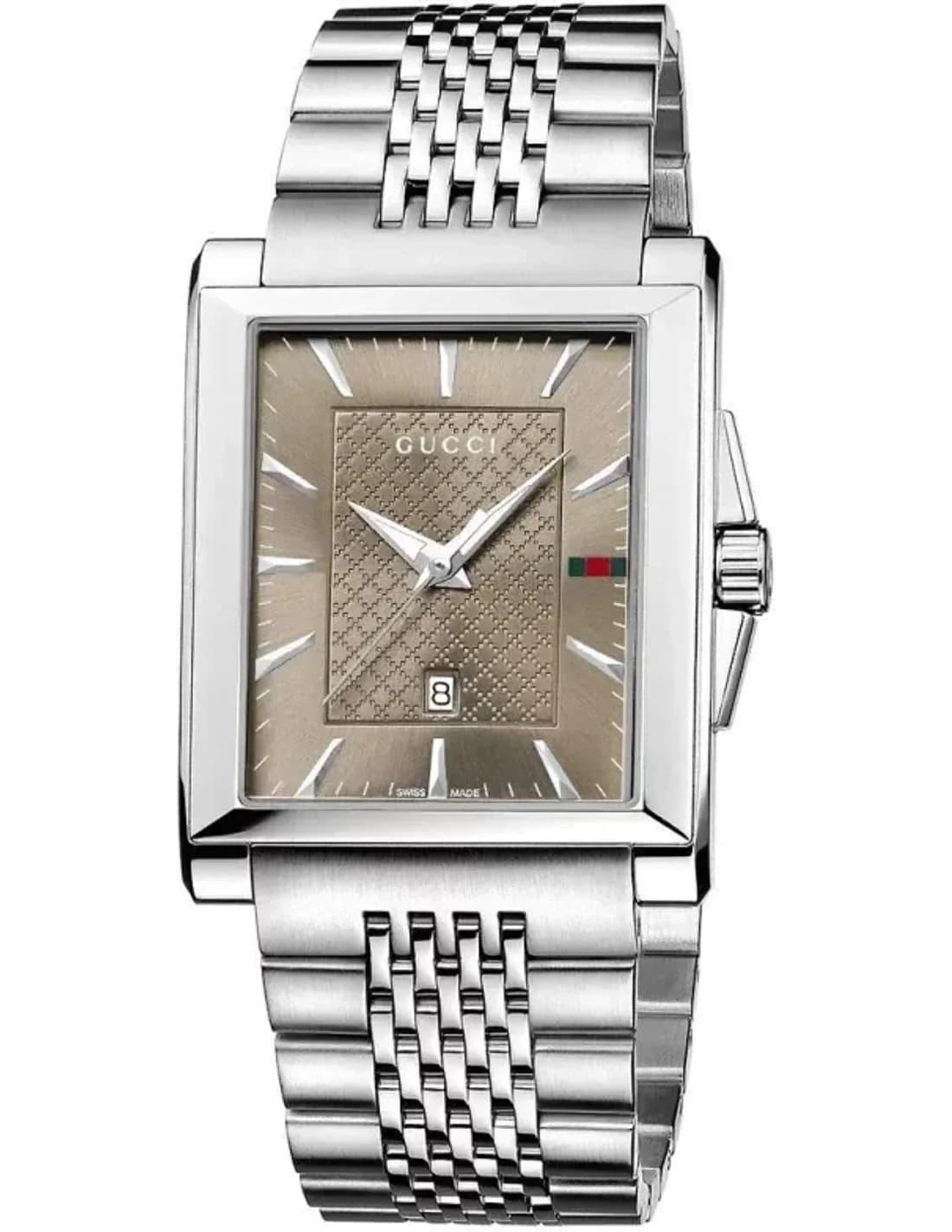 Montre Homme Gucci Timeless YA138402 Cadran rectangulaire brun
