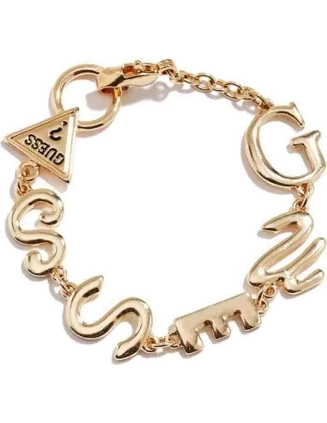 Bracelet Femme Guess 328915-21 lettres dorées