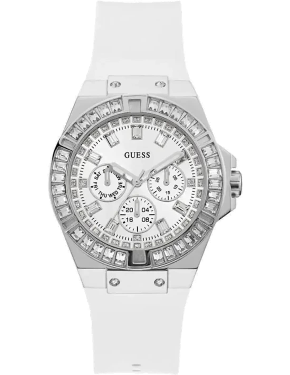 Guess Venus Watch GW0118L3 White Silicone Strap