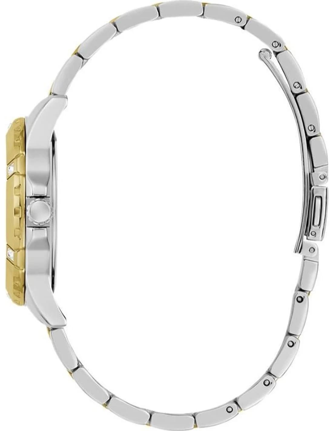 Guess Mist GW0723L1 women's two-tone watch, steel link bracelet vue 3