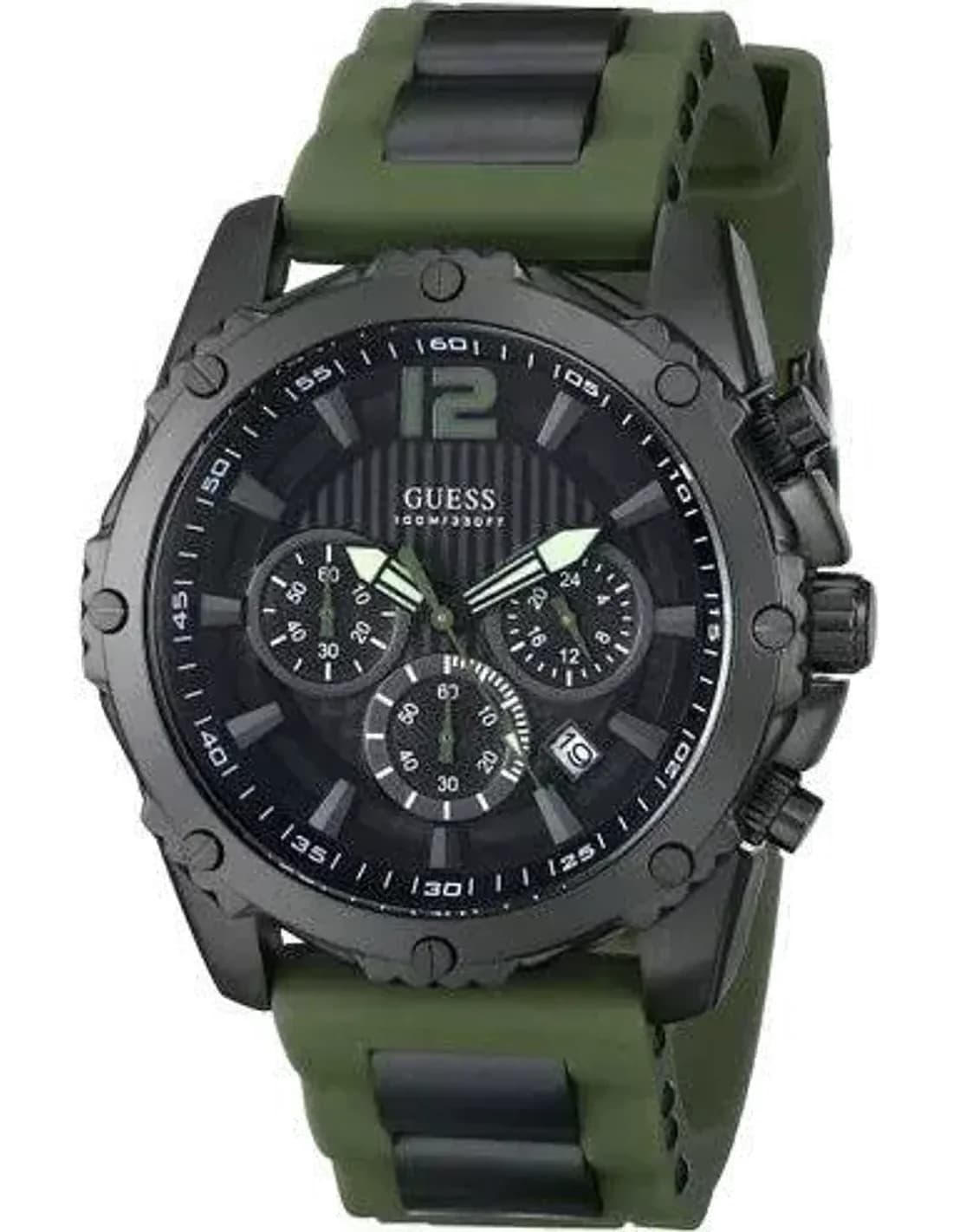 Montre Homme Guess Sporty U0167G4 Vert