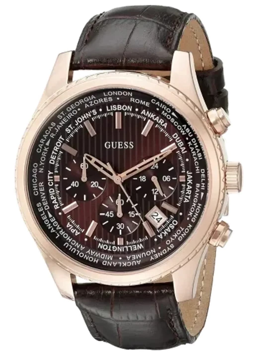 Montre Homme Guess U0500G3 Marron