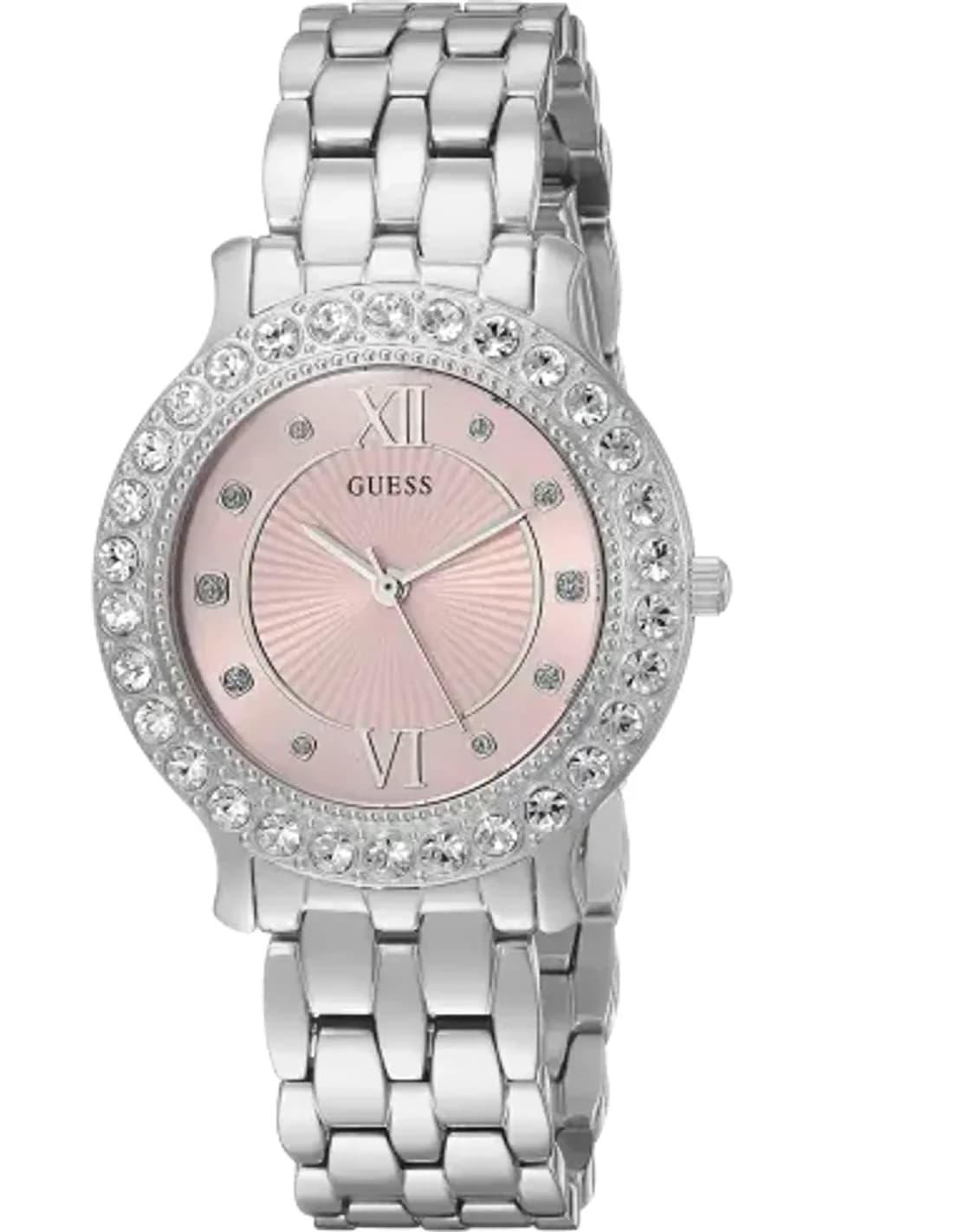 Montre Femme Guess Crystal cadran rose