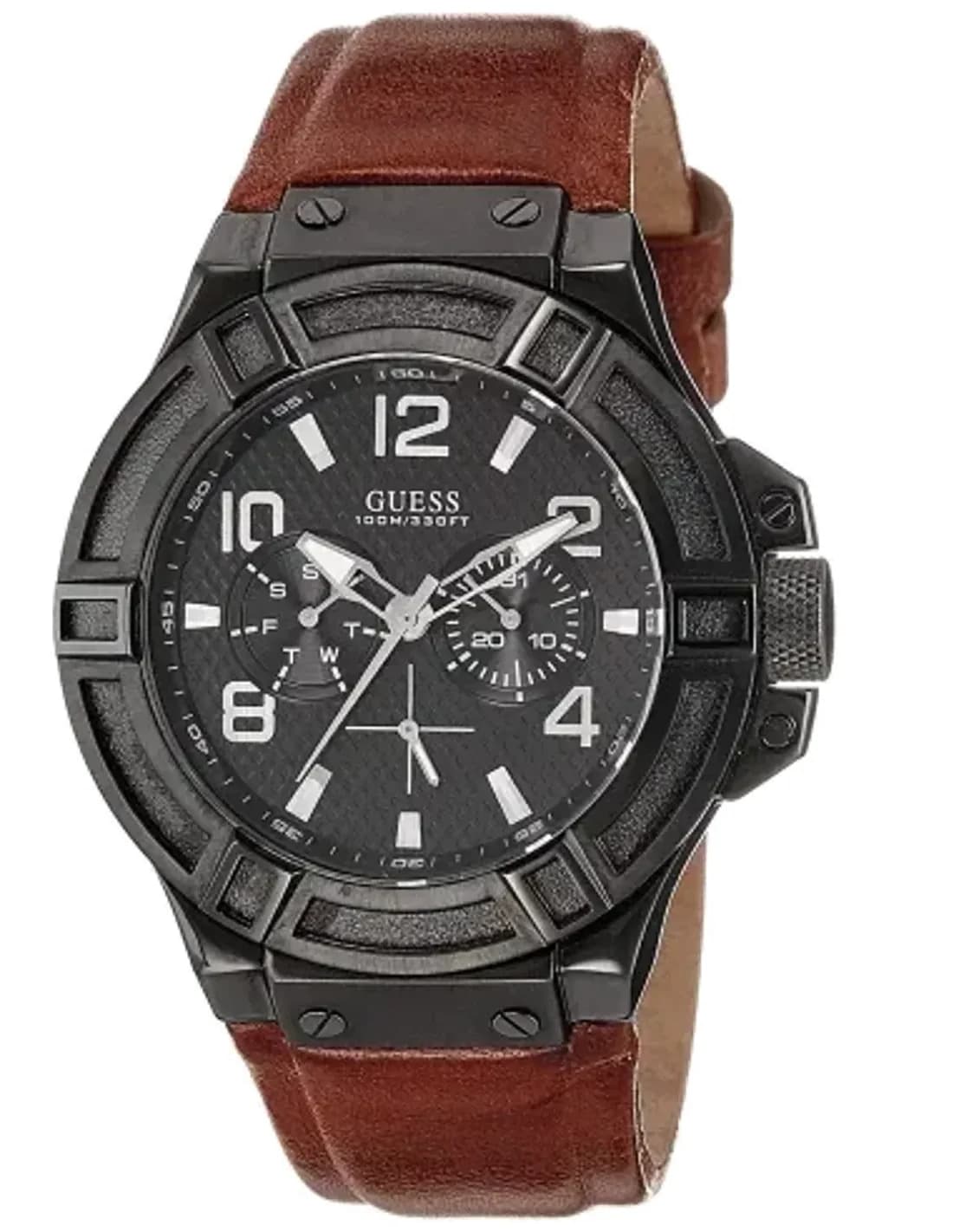 Montre Homme Guess Dress W0040G8 Marron