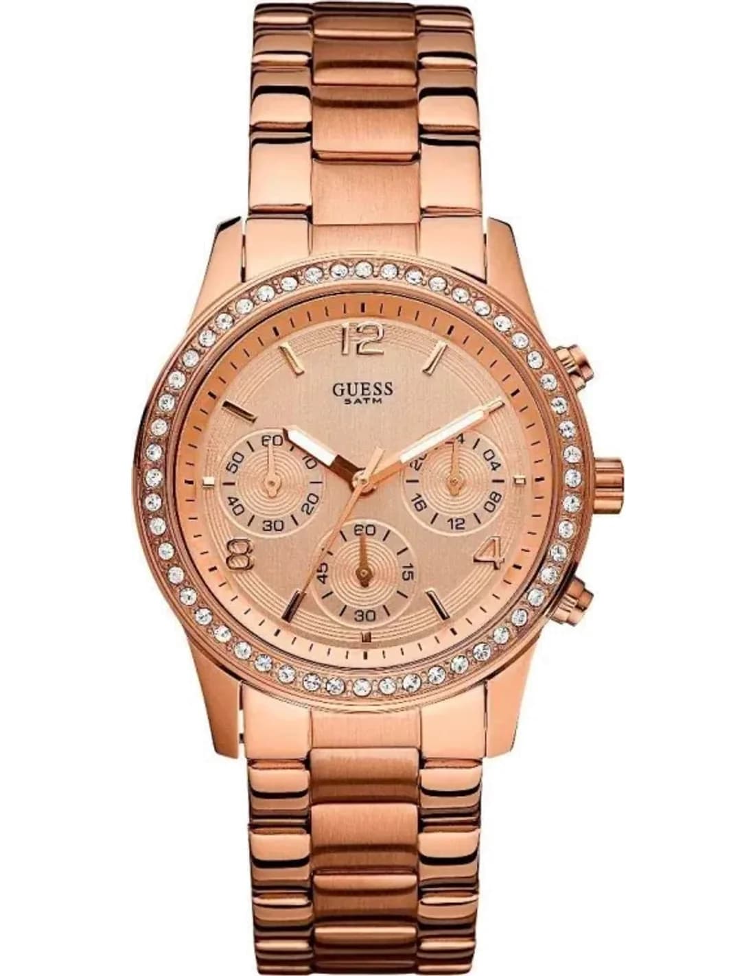 Montre Femme Guess Mini Spectrum W0122L3 Or rose & Strass
