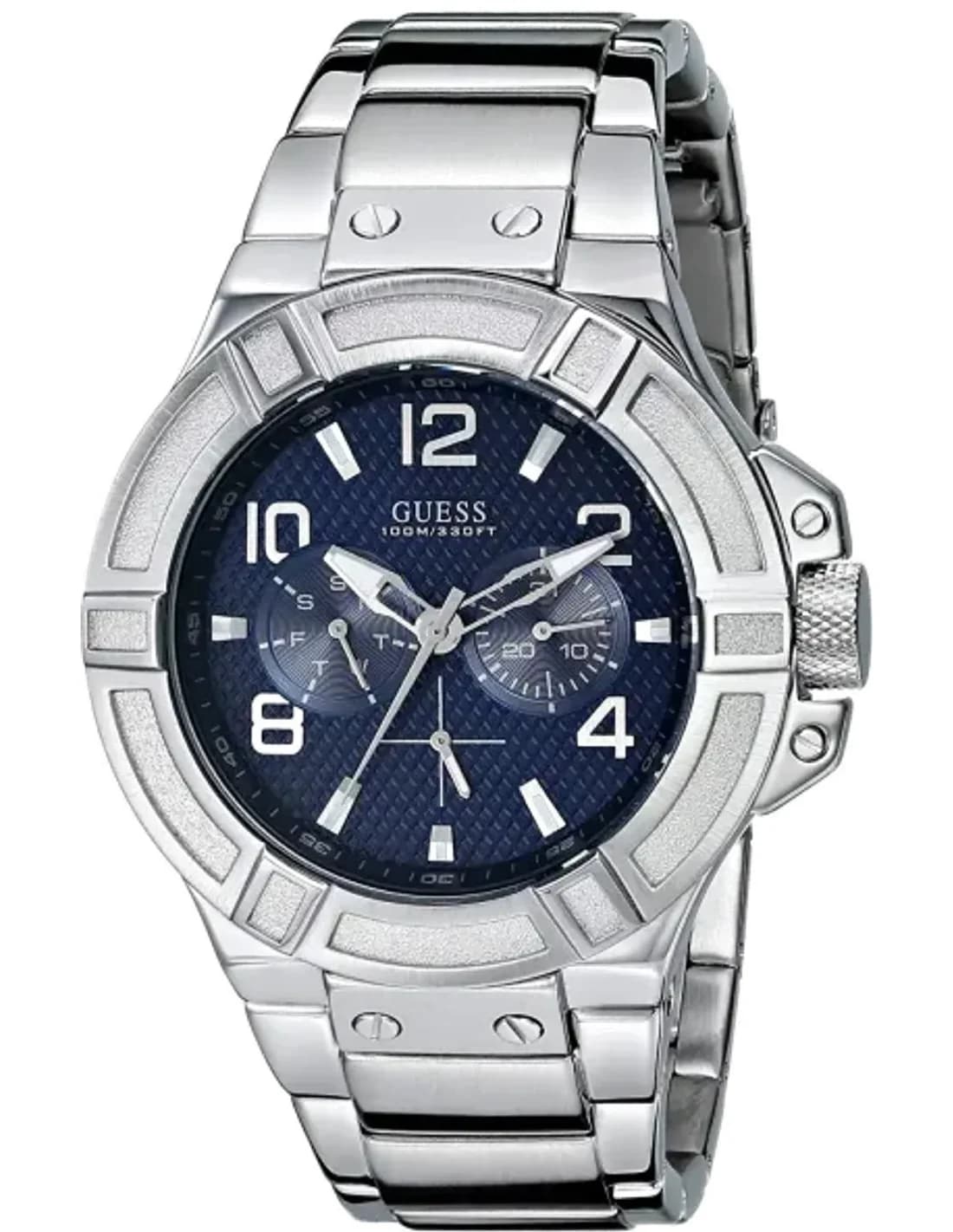 Montre Homme Guess Sporty W0218G2 Argent