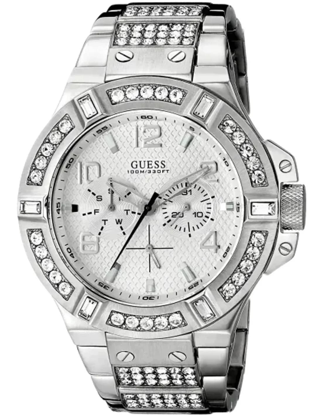 Montre Homme Guess Rigor W0292G1 Argent