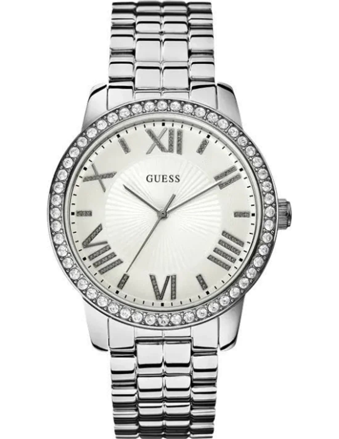 Montre Femme Guess Allure W0329L1 Bracelet en acier argenté