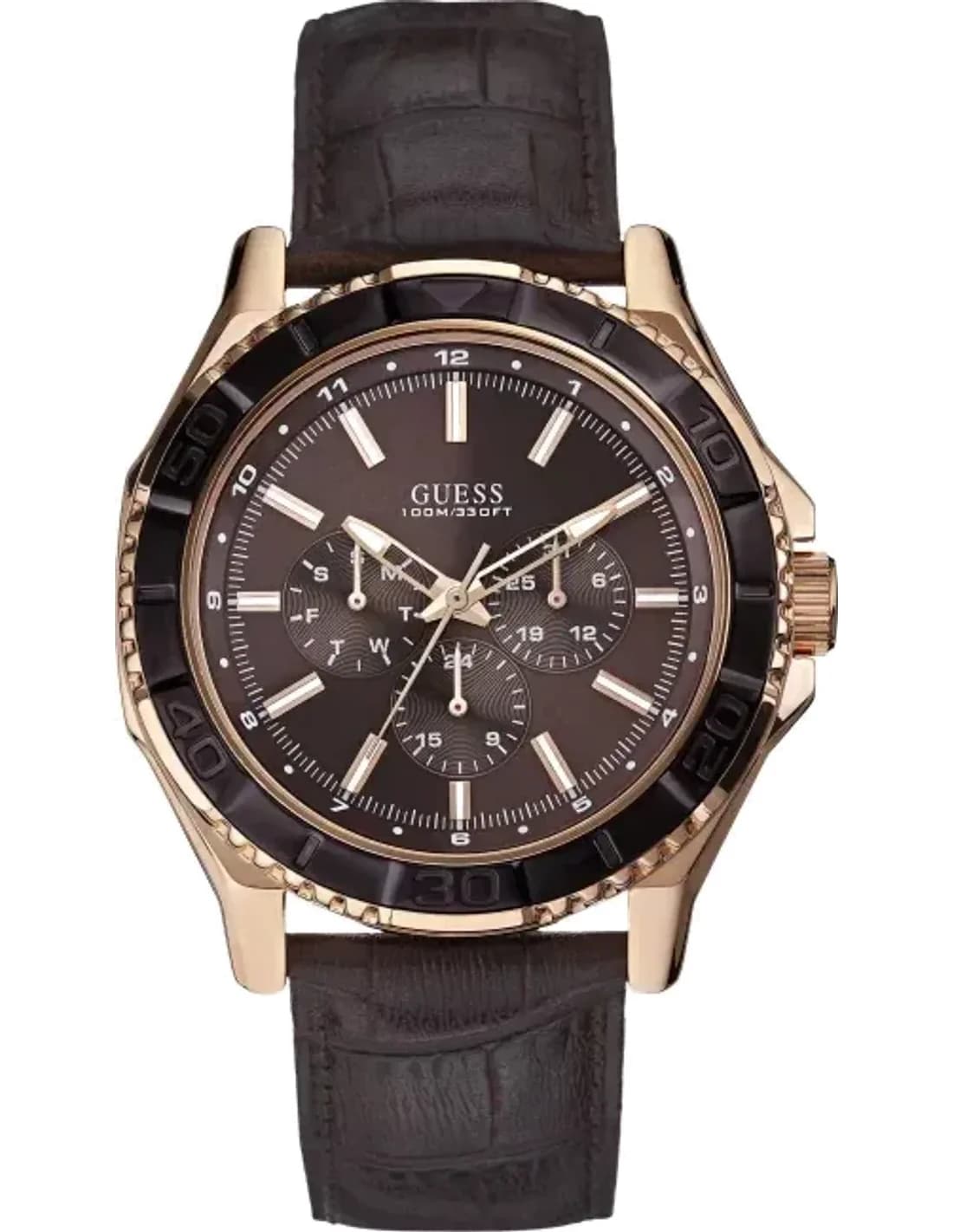 Montre Homme Guess W0520G1 Marron