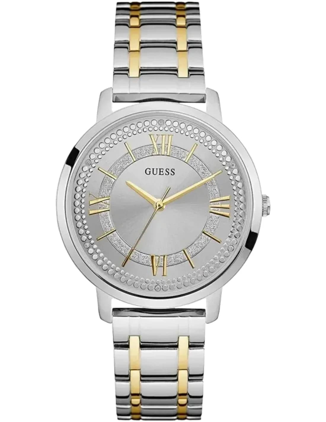 Guess Silver case W0933L5 Silver Dial Two Tone Stainless Steel Bracelet Quartz women’s Watch