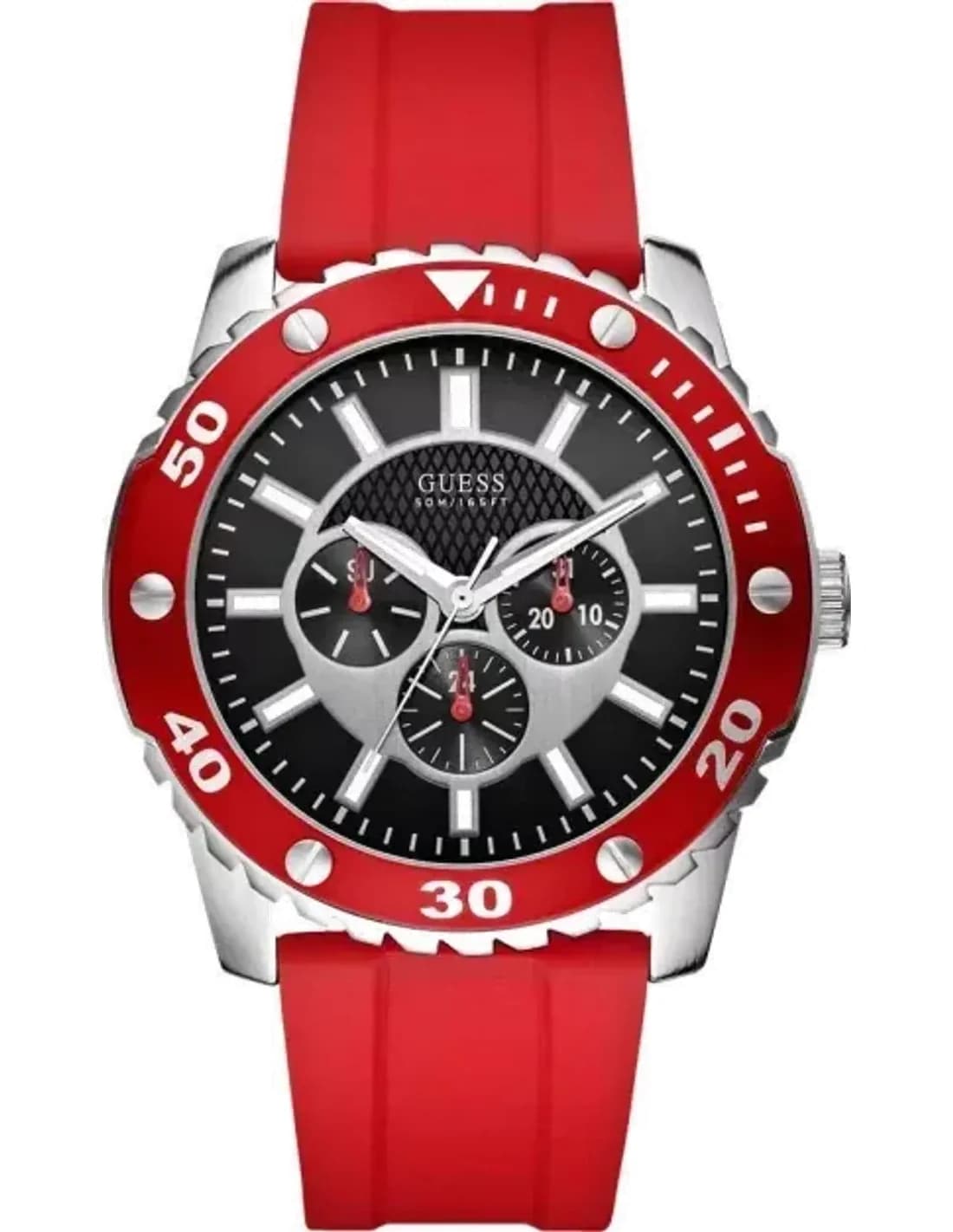 Montre Homme Guess W10616G4 Rouge