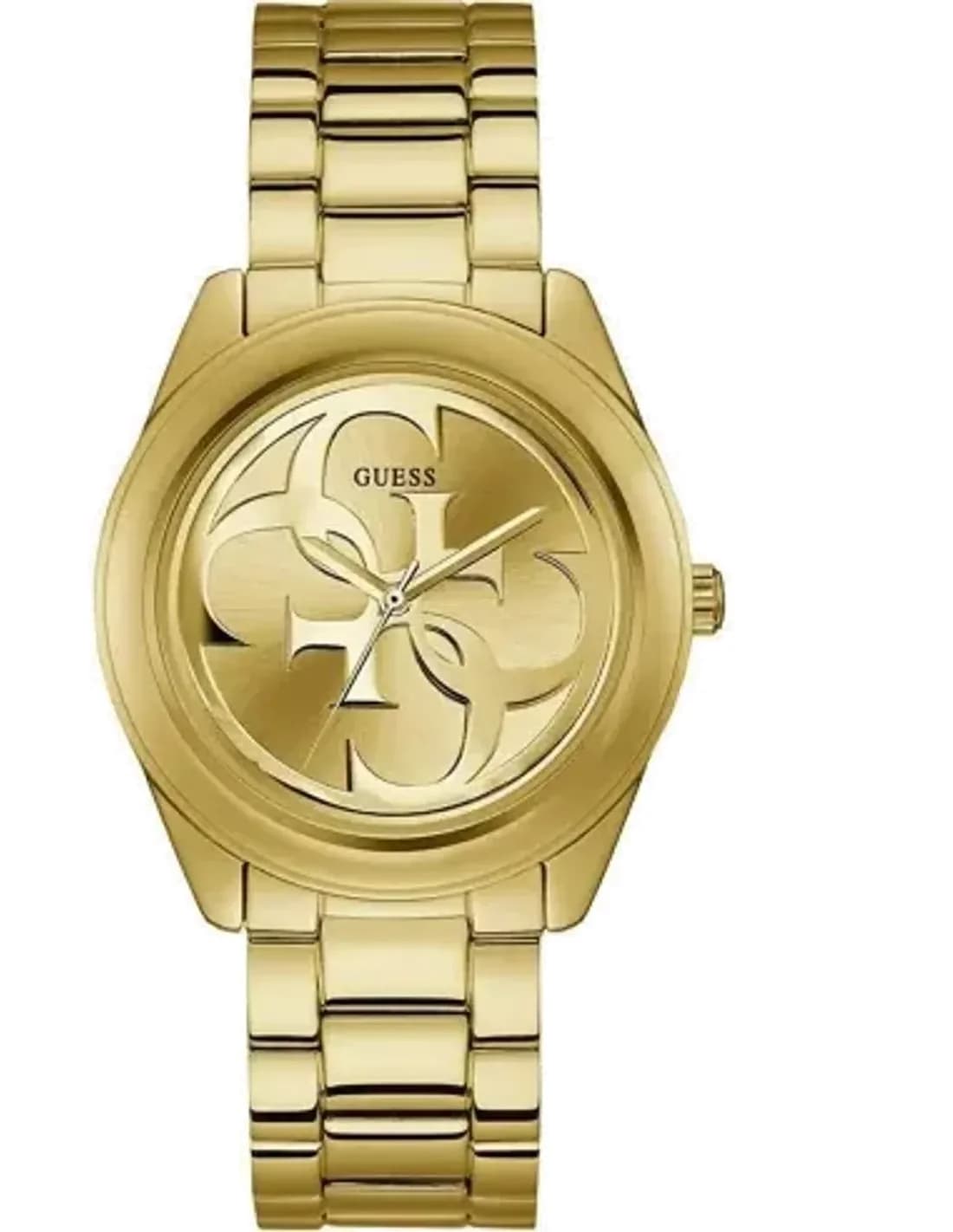 Montre Femme Guess G-Twist W1082L2 bracelet acier doré cadran doré