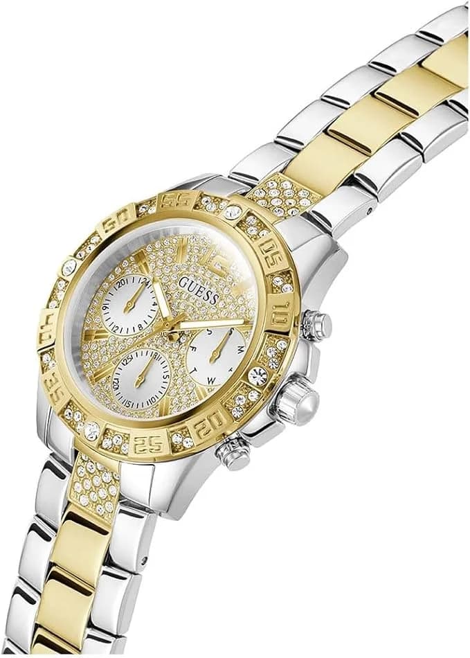 Guess W1156L5 Lady Frontier Silver Stainless Steel and Crystal Women's Watch vue 2