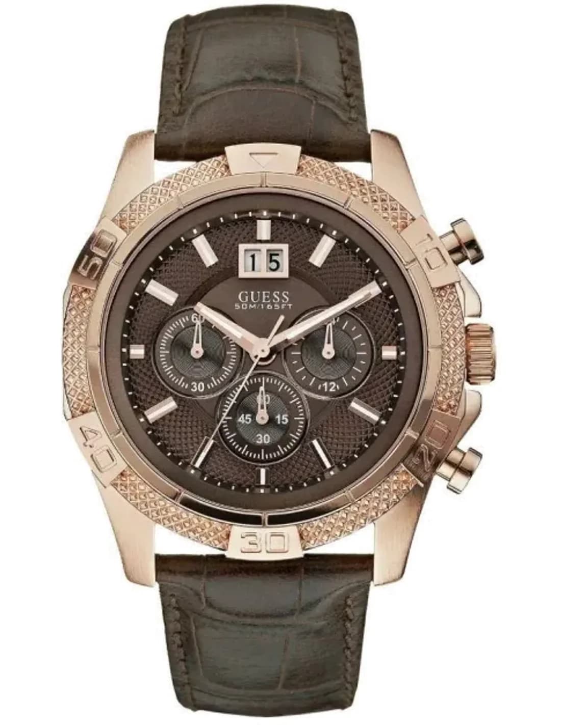 Montre Homme Guess W19531G2 Bracelet Chocolat
