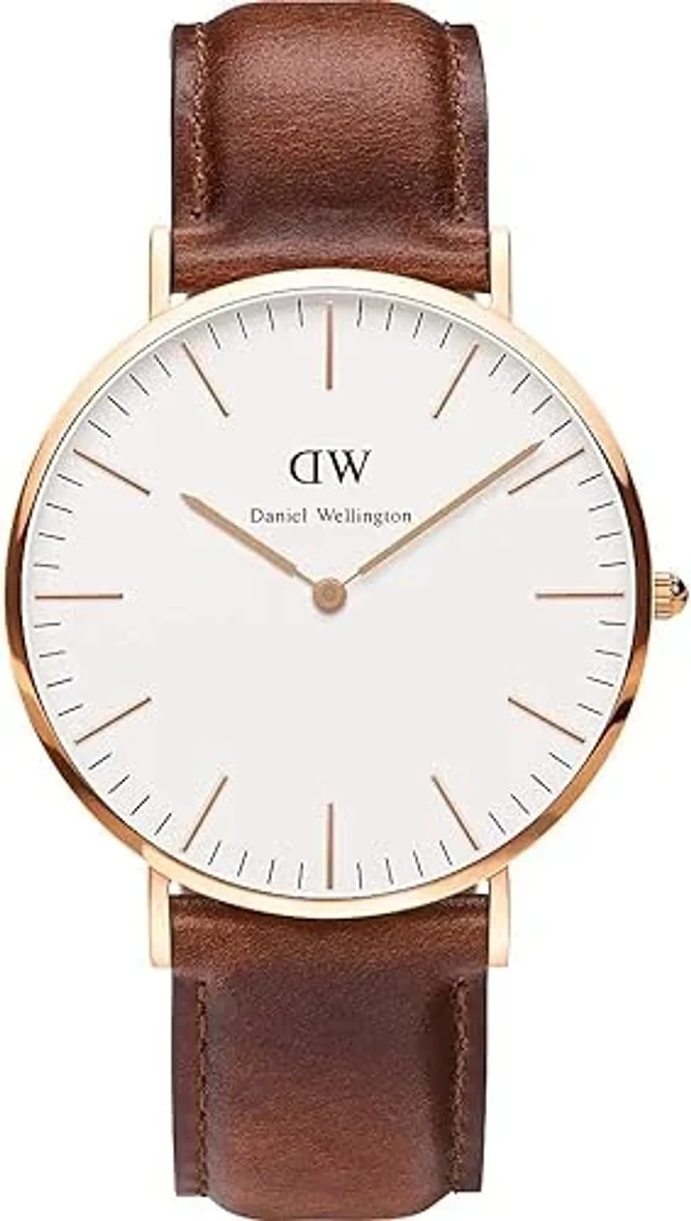 Daniel Wellington DW00100006 Classic St Mawes Watch with Brown Leather Strap