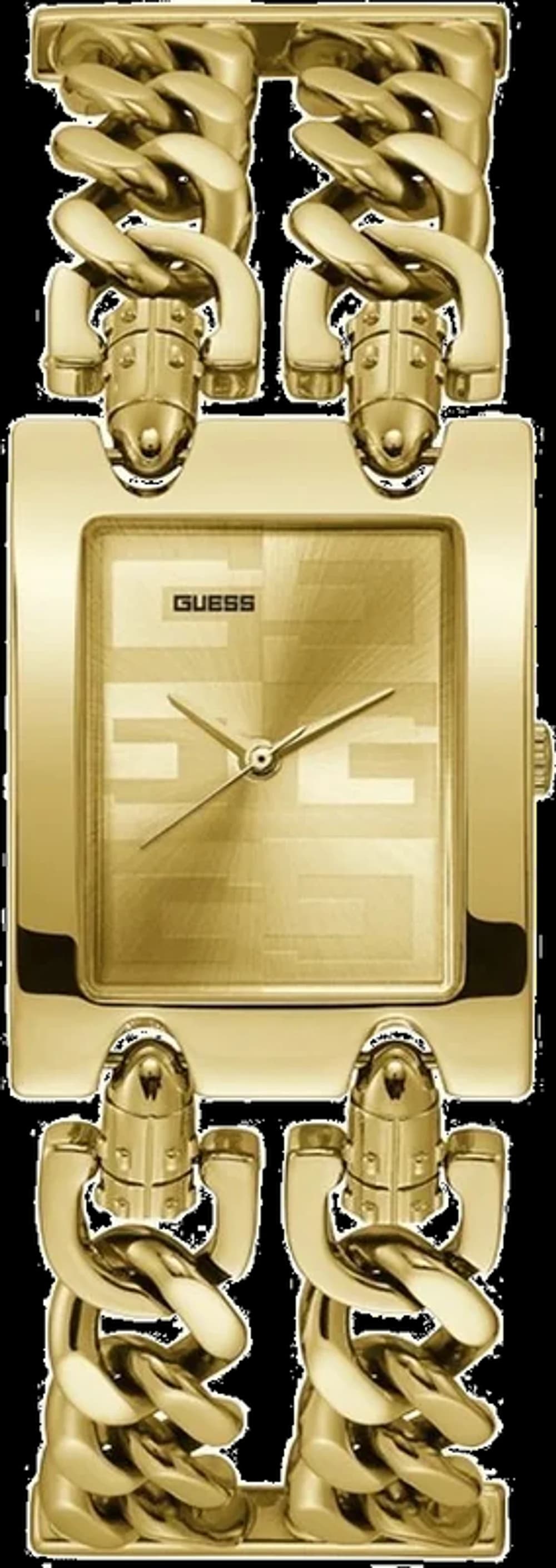 Guess GW0294L2 montre femme, au cadran or et bracelet acier doré