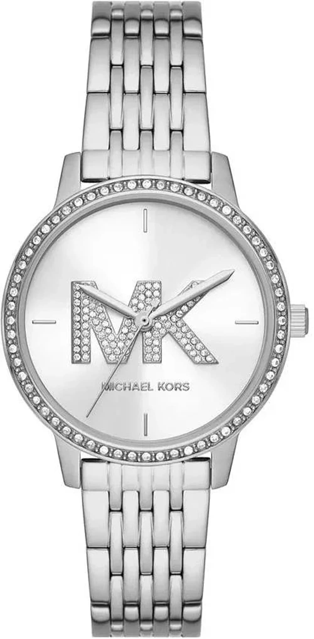 Montre Femme Michael Kors MK1055 argentée bracelet maillons acier