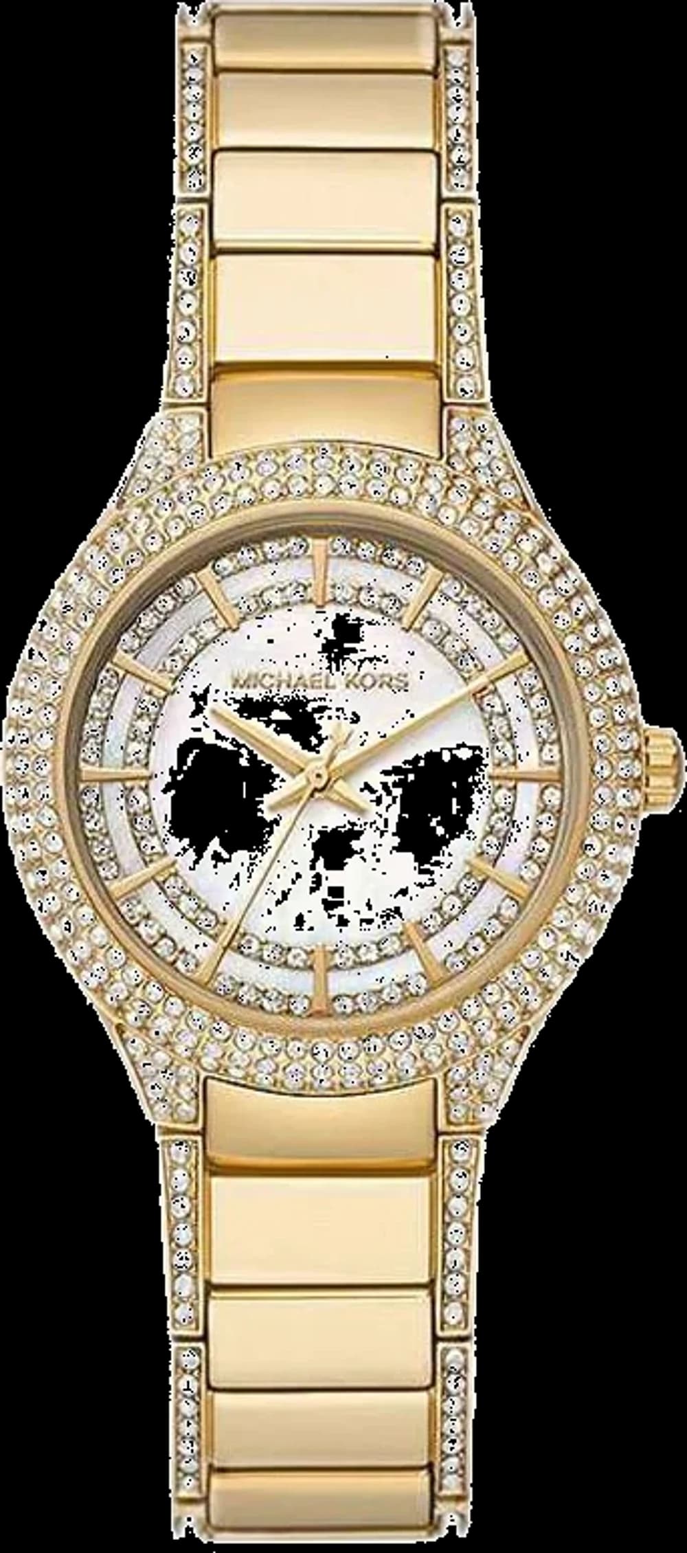 Michael Kors MK4655 montre femme, cadran nacre bracelet doré
