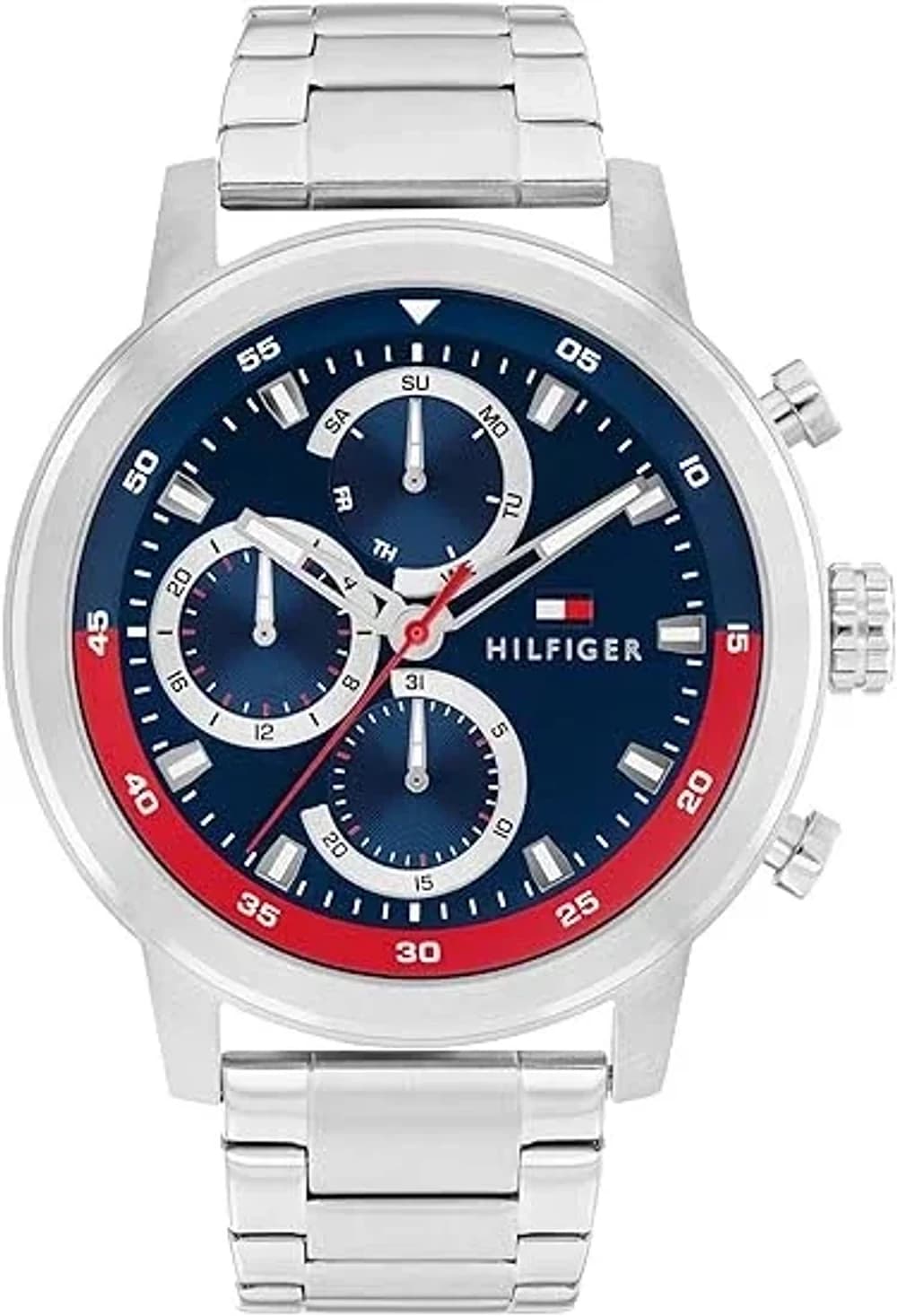 Montre Homme Tommy Hilfiger Rocky 1792179 cadran bleu bracelet acier
