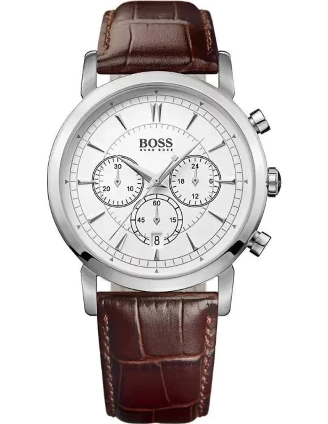 Montre Homme Hugo Boss 1512871 Bracelet brun en cuir