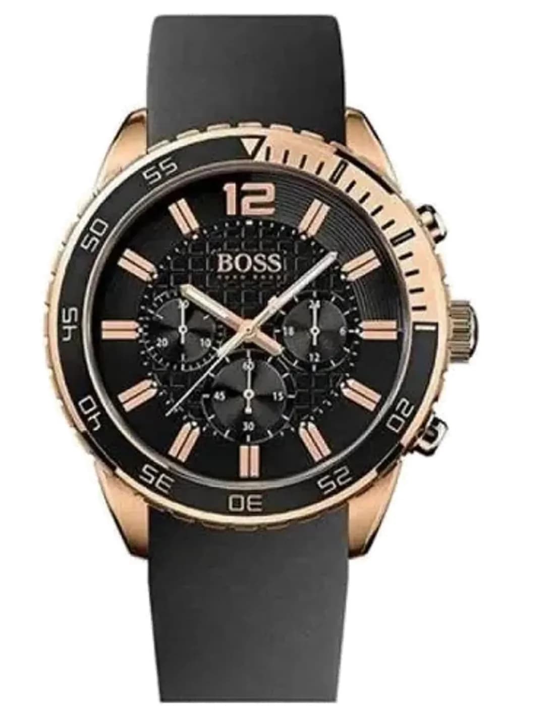 Montre Homme Hugo Boss 1512931 Chronomètre acier doré rose