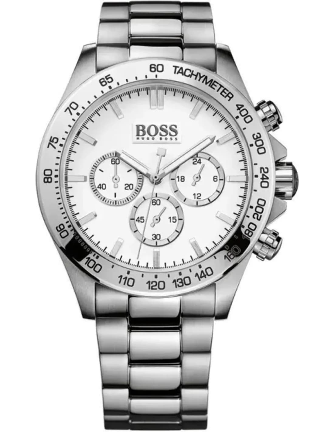 Hugo Boss 1512962 stainless steel watch with link bracelet