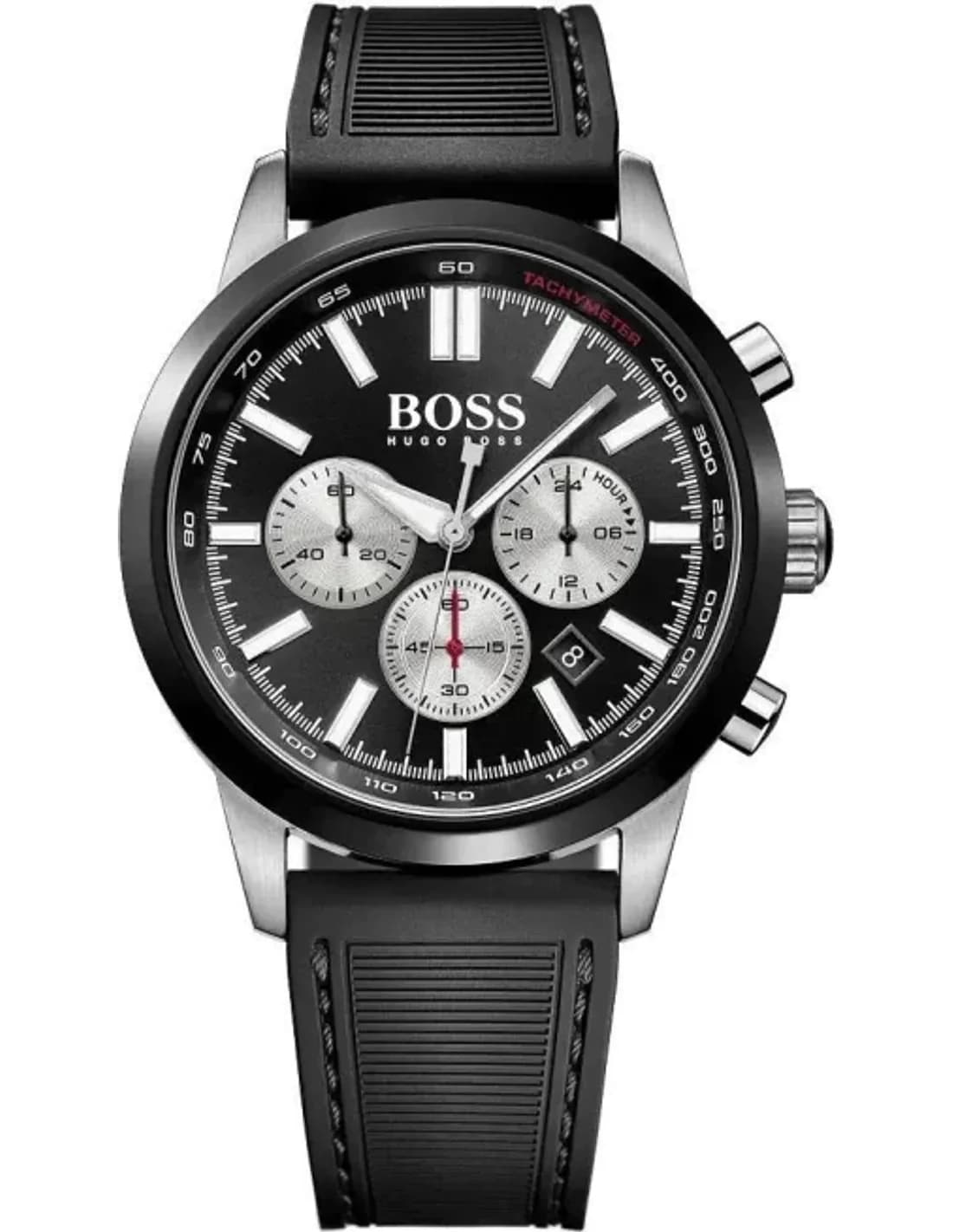 Montre Homme Hugo Boss 1513186 Bracelet silicone noir