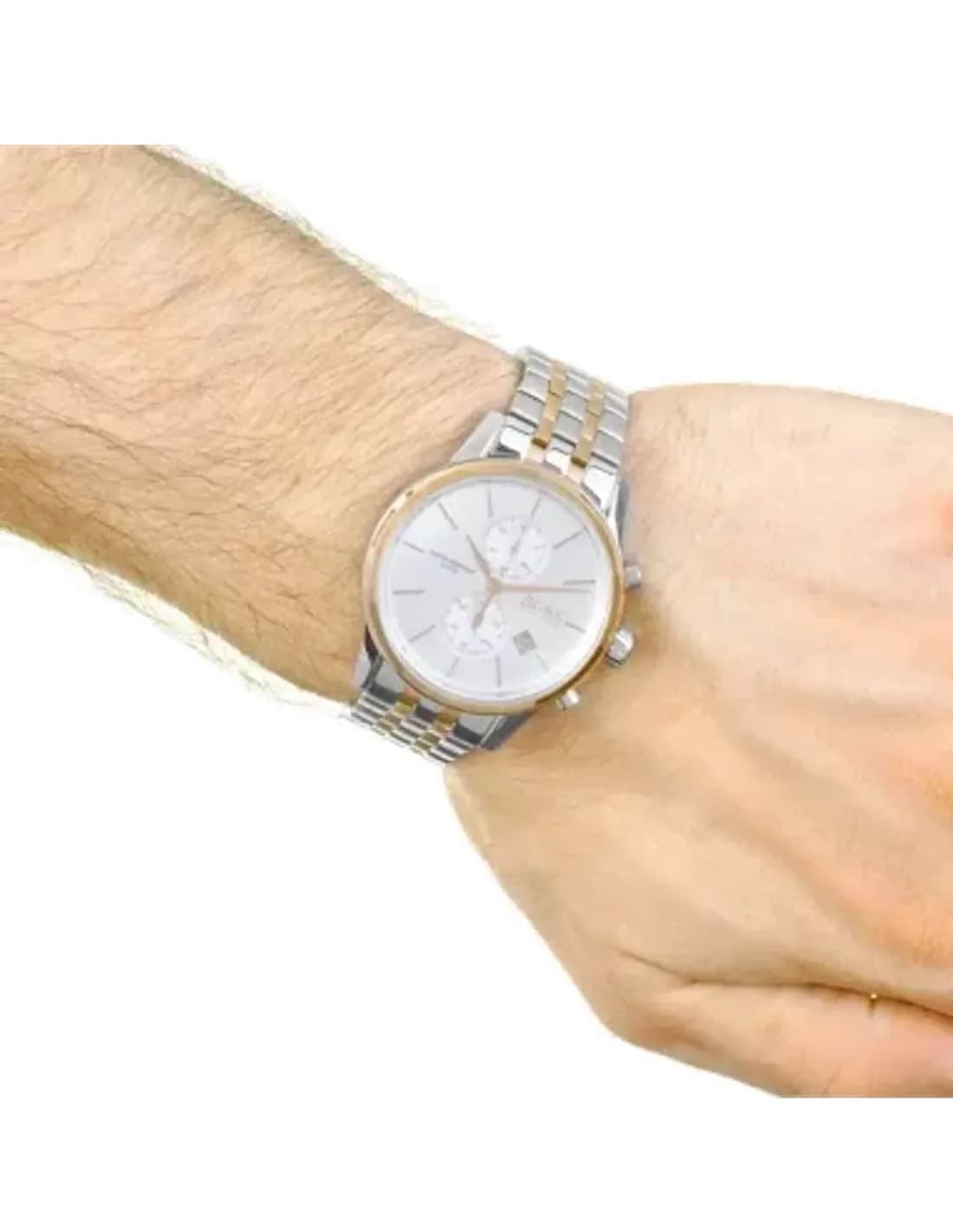 Montre Homme Hugo Boss Jet 1513385 Bracelet acier et or Rose