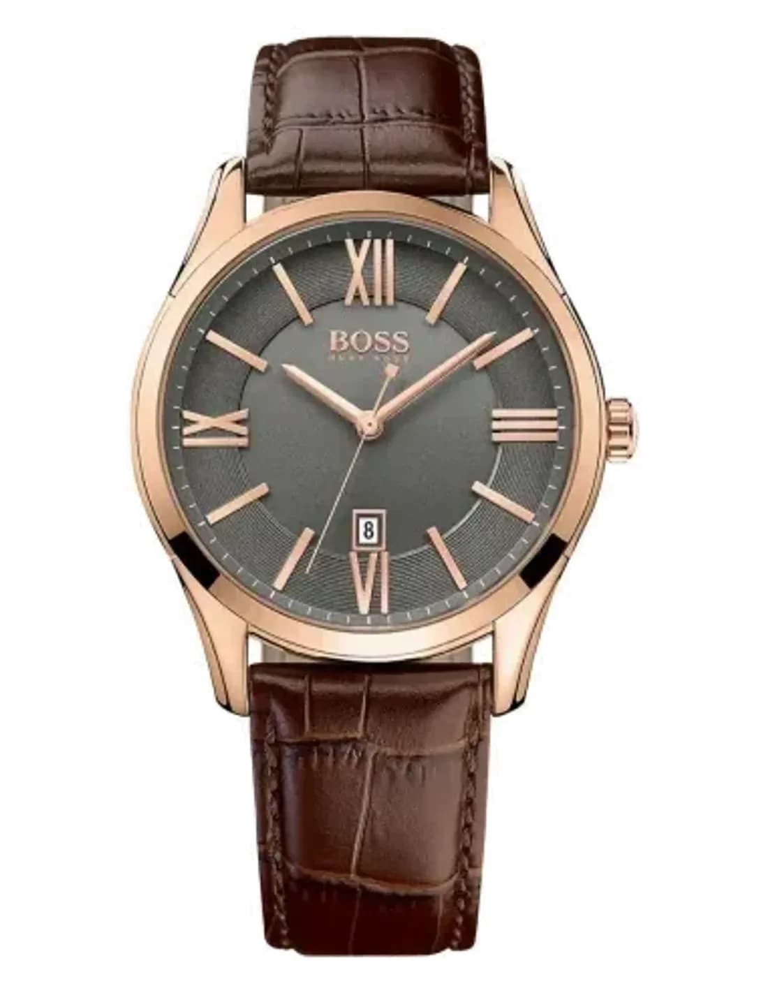 Montre Hugo Boss Ambassador 1513387 Bracelet en cuir marron
