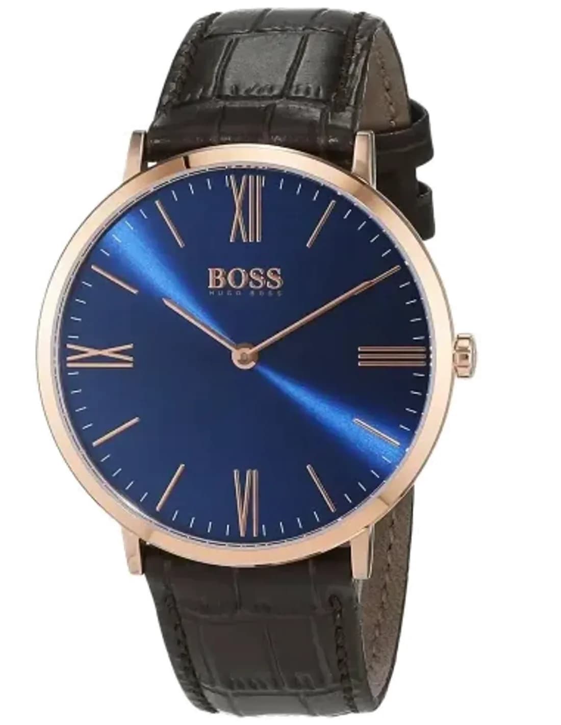 Montre Homme Hugo Boss 1513458 bracelet cuir marron