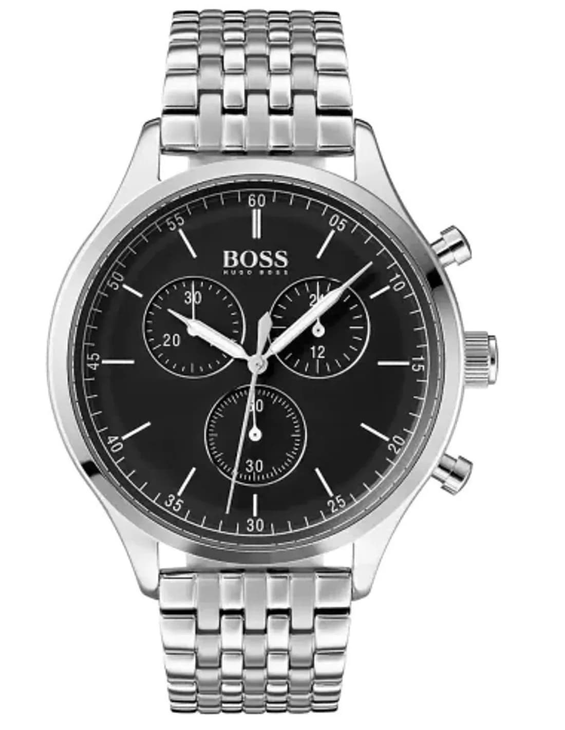 Montre Hugo Boss Companion 1513652 cadran en émail noir