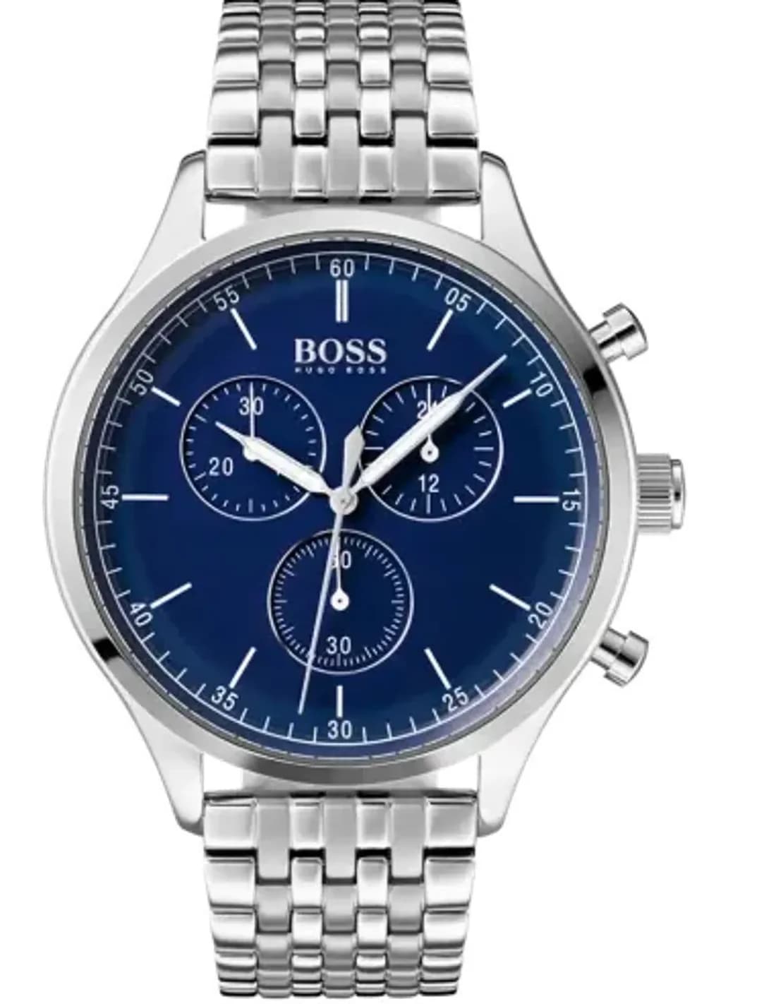 Hugo Boss 1513653 Chronograph Watch with Blue Enamel Dial