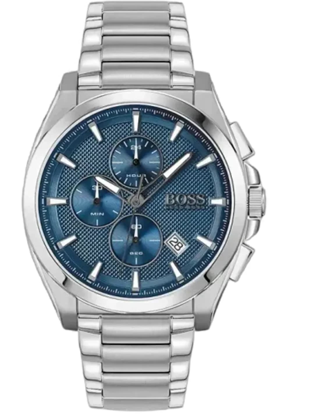 Montre Homme Hugo Boss Grandmaster 1513884 chronographe cadran bleu