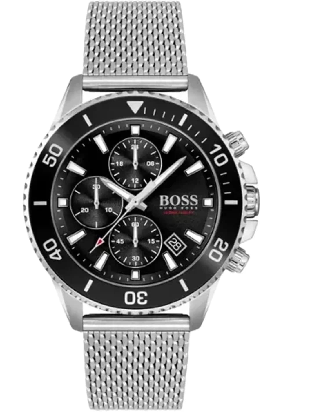 Montre Homme Hugo Boss Admiral 1513904 chronographe cadran noir