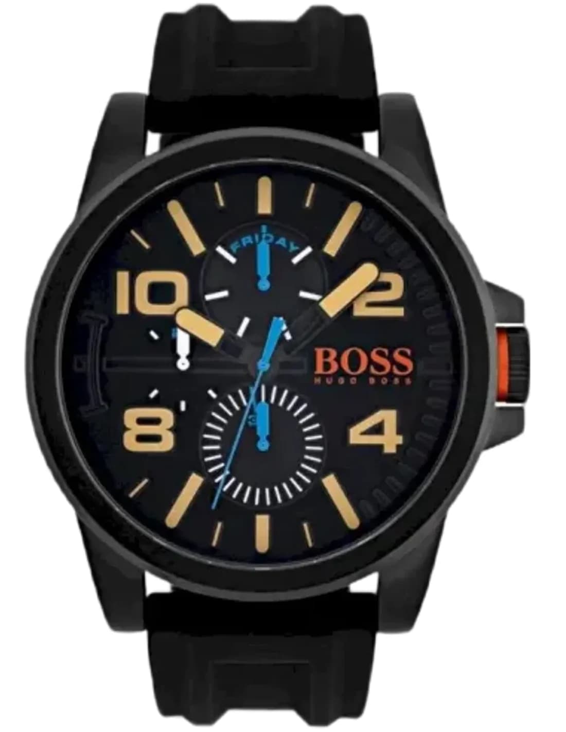 Men's watch Hugo Boss Boss Orange Detroit 1550011 in black silicone