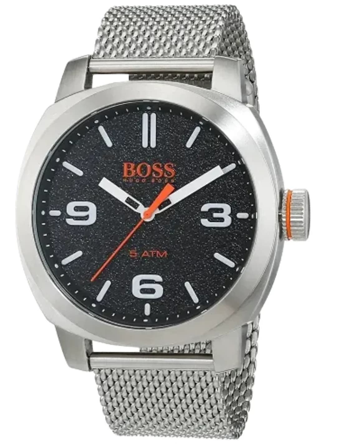 Montre Hugo Boss Orange 1550013 en Acier Argenté à Chiffres Romains