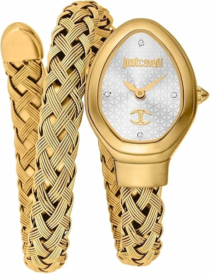 Just Cavalli watch JC1L264M0025 in Gold Steel with Silver Dial