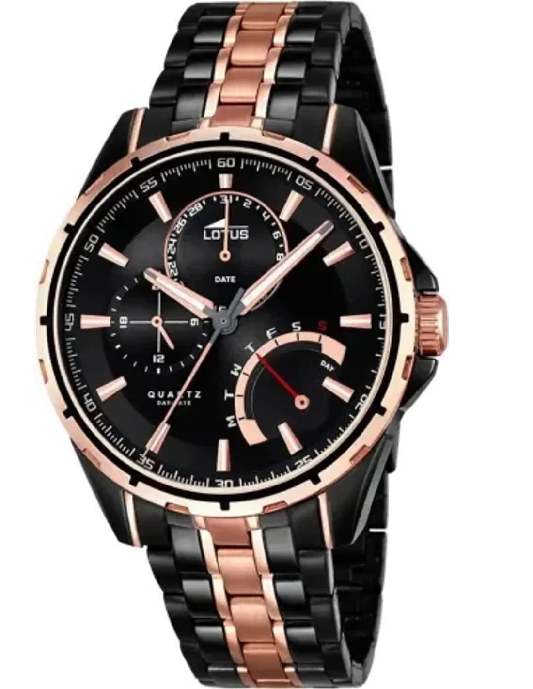 Montre Lotus Smart Casual 18207/1 Bicolore Noir/Or