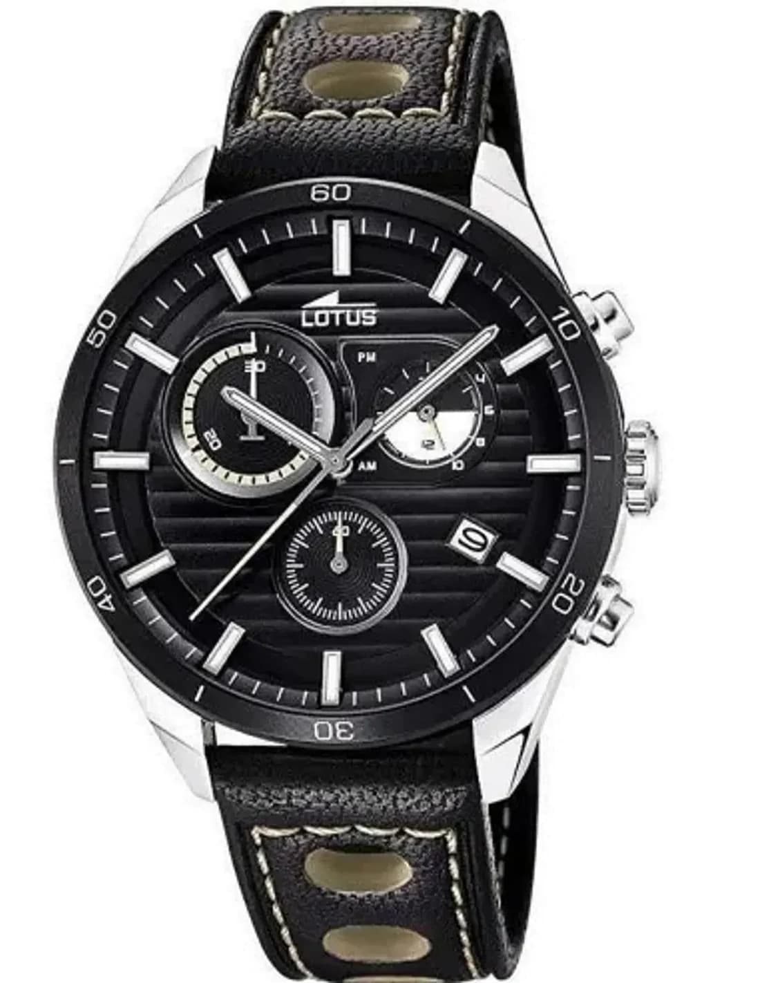 Montre Lotus L18531/1 Chronographe en Acier Inoxydable