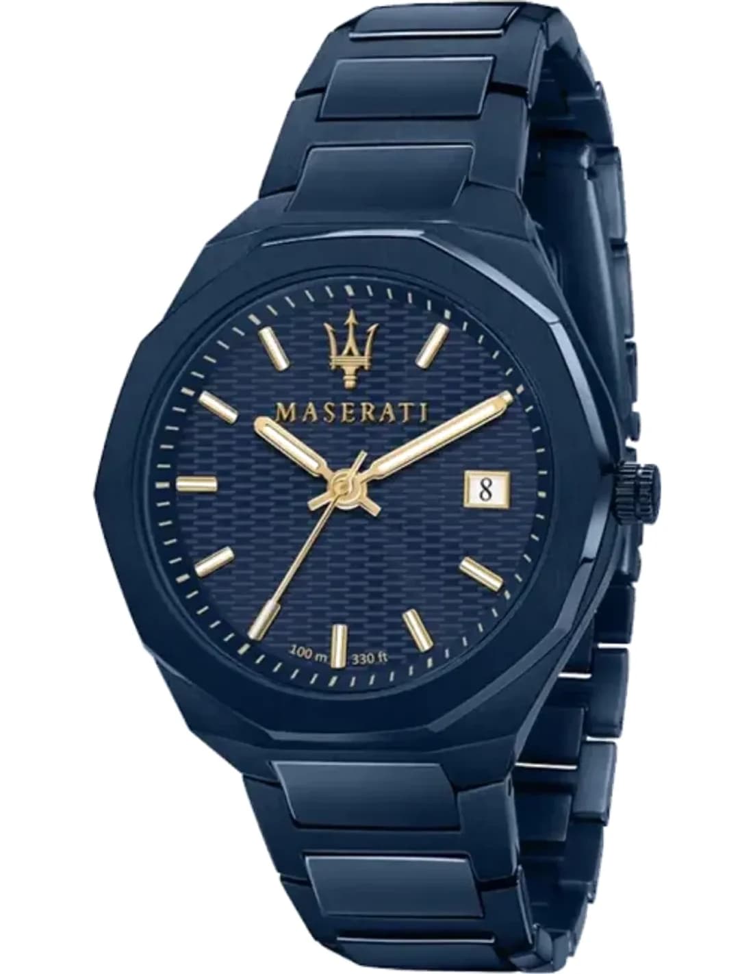 Montre Homme Maserati Blue Edition R8853141001 Quartz Analogique Cadran bleu Bracelet en acier inoxydable bleu