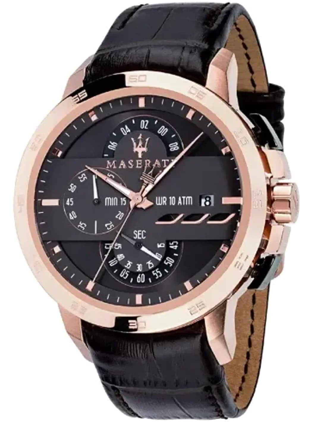 Maserati R8871619001 Ingegno leather bracelet men's watch