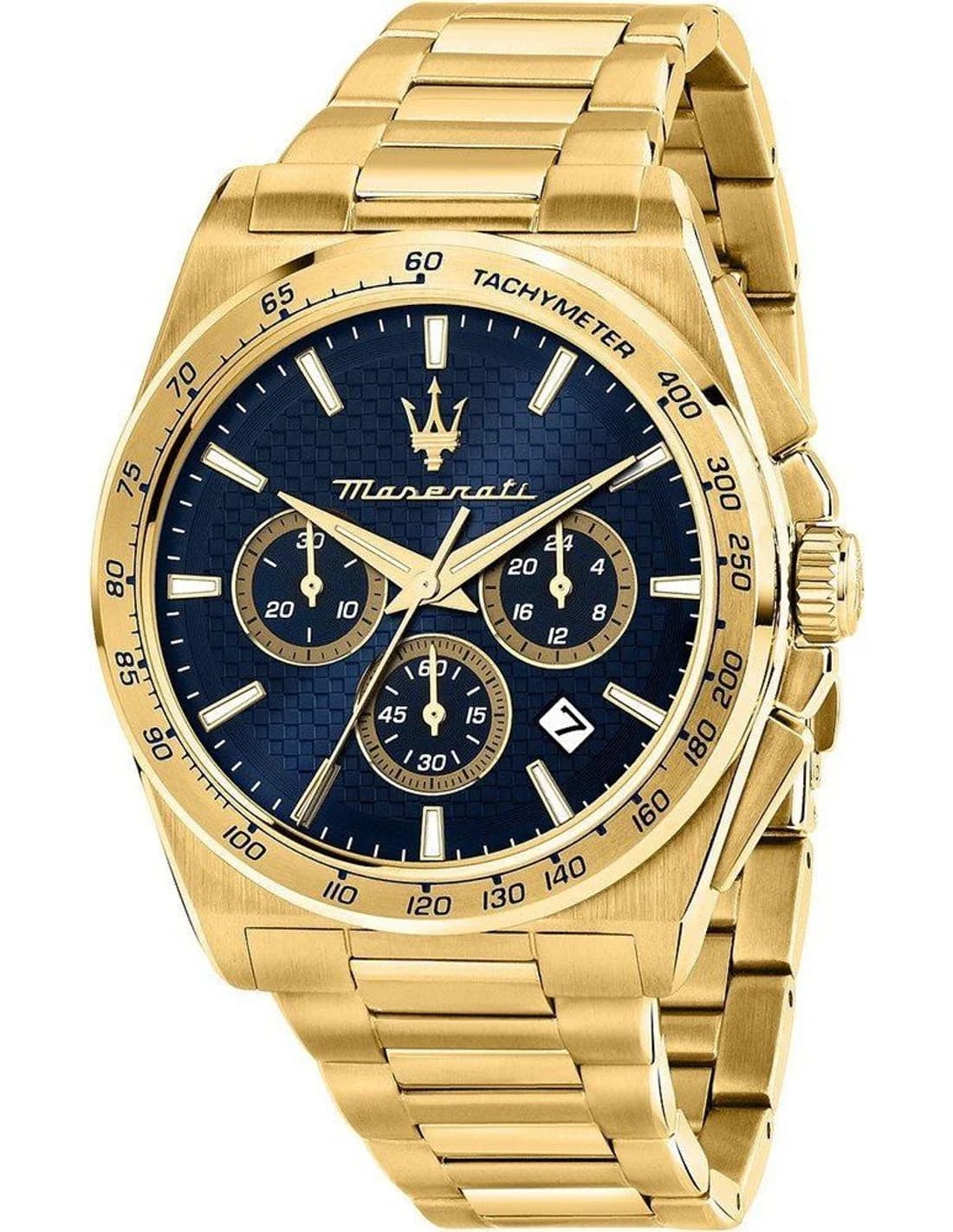 Montre Homme Maserati Velocità R8873652002 argentée bracelet maillons acier